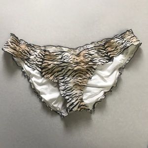 Victoria Secret Ruffle Cheeky Bathing Suit Bottom